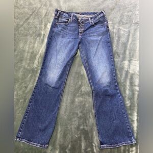 Silver Suki Slim Bootcut jeans sz 34/31